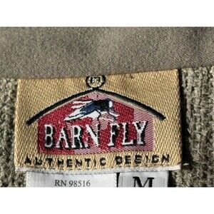 Barn Fly Tapestry Floral Botanical Full Zip Chore Jacket Vintage Med USA Fabric